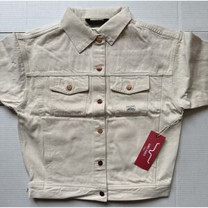 KIMES RANCH - Women's CHELSEA Natural Boxy Denim Jean Jacket - Large - NWT